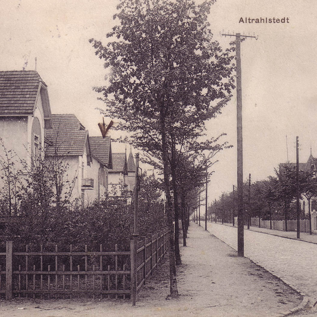 Altrahlstedt Paalende Bismarckstraße Historische Villenbebauung